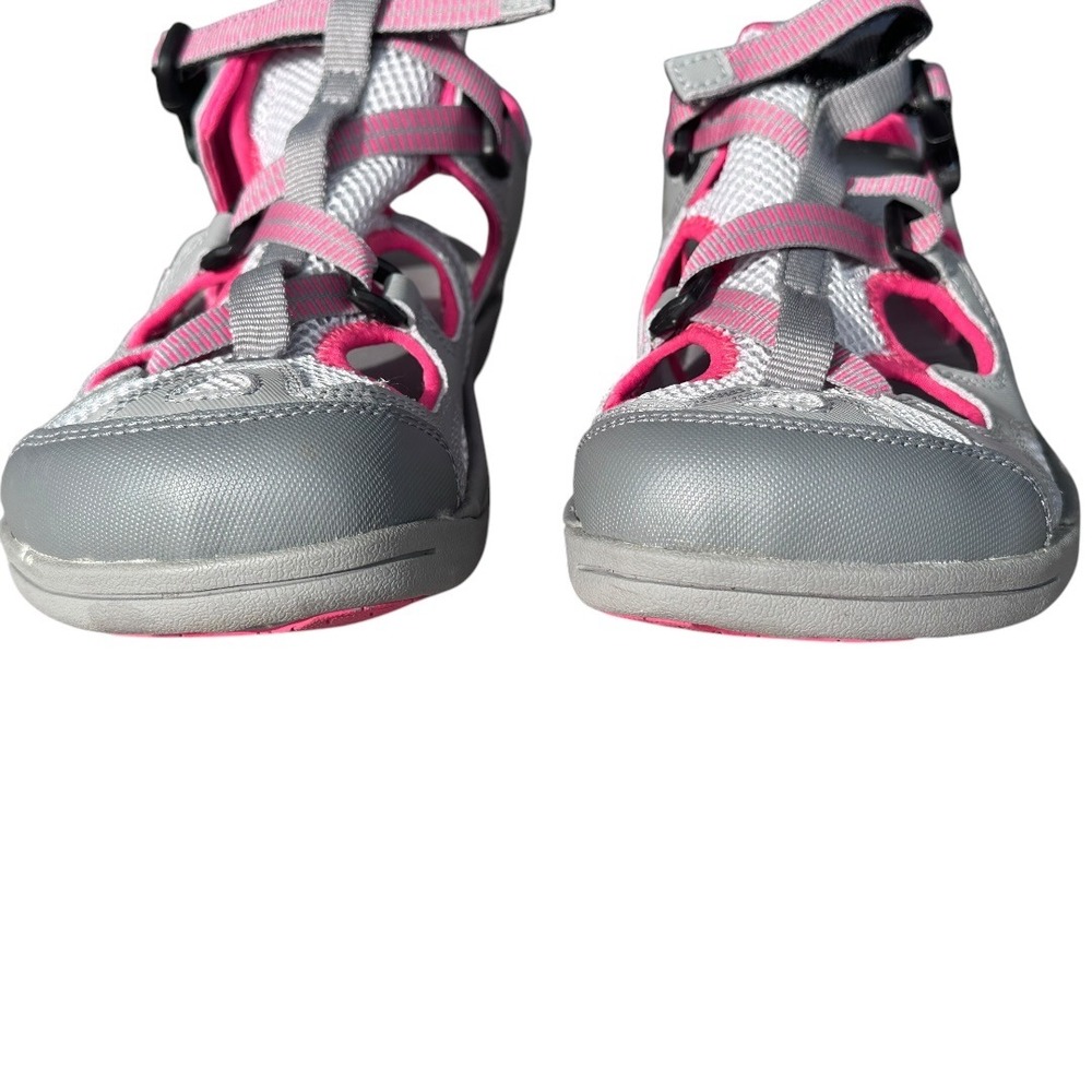 Columbia Techlite Water‎ Sandals Womens 7 Grey Pink Excellent BY3180-031 Hybrid